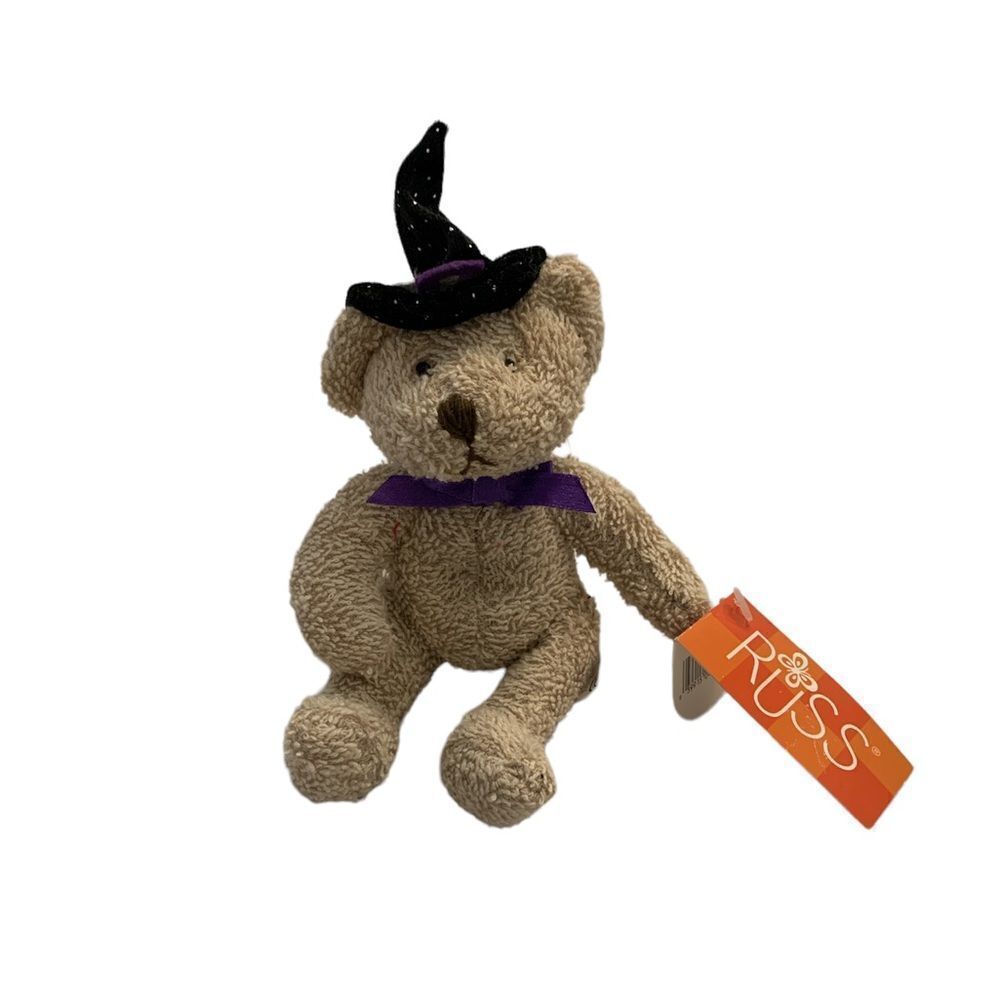 Vintage russ halloween tumbles bear plush toys